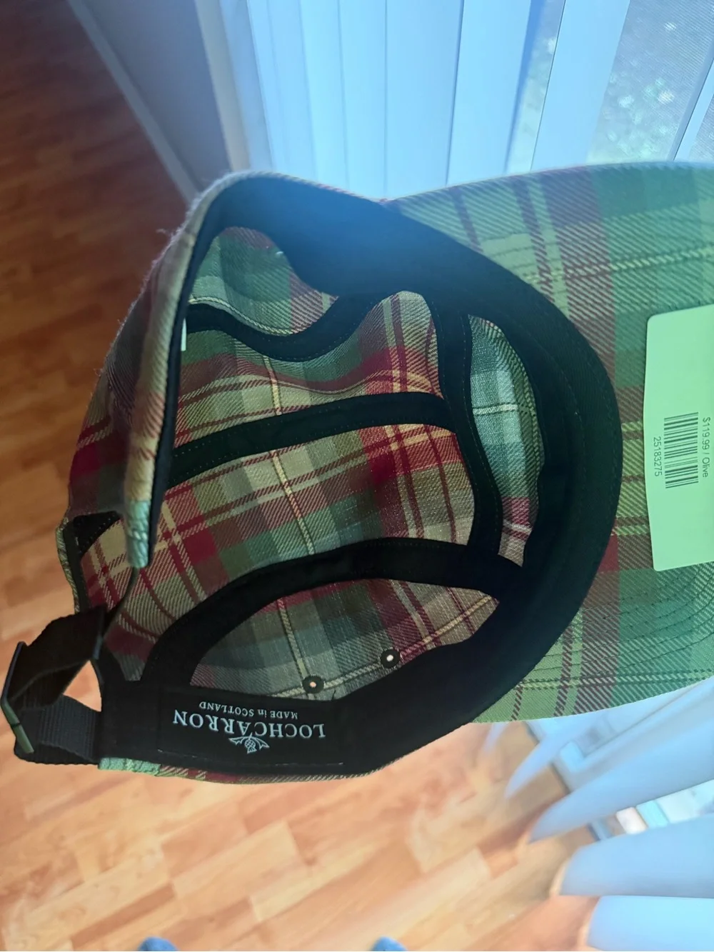 Supreme Olive/Red/Gray Plaid Camp Hat